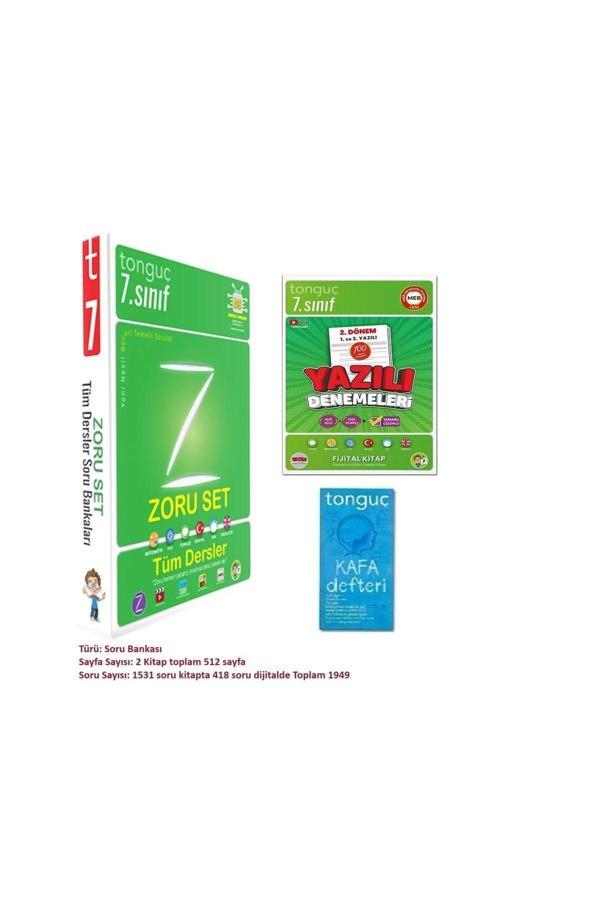 Tonguç Akademi 7. Sınıf Zoru Bankası Tüm Dersler Seti Ve 7. Sınıf Yazılı Denemeleri 2. Dönem 1 Ve 2. Yazılı+Kafa De - Tonguç Akademi - Image 1