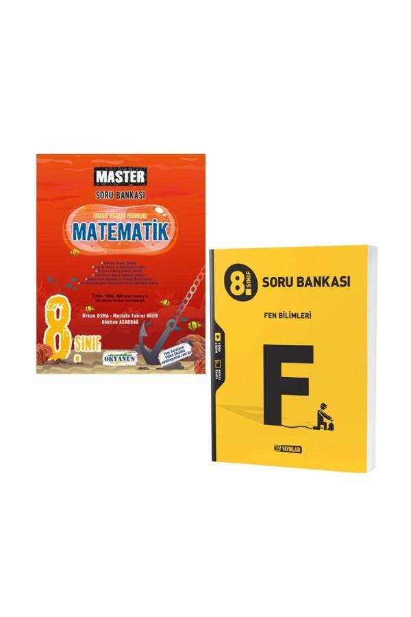 Okyanus Yayınları 8. Sınıf Okyanus Master Matematik Soru Bankası Ve Hız Fen Bilimleri Soru Bankası - Okyanus Yayıncılık - Image 1