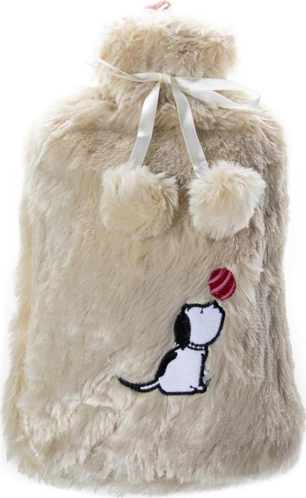 Biggdesign Dogs Bej Peluş Sıcak Su Torbası - Image 1