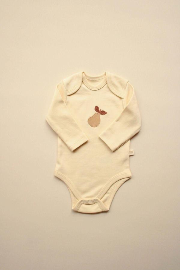Ohlalakoala Armut Nakışlı Uzun Kollu Body 12-18 Ay - Image 1