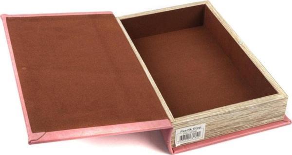 Mikasa Moor Pembe Gold Yazılı Kitap Kutu 26x17x5cm - Image 1
