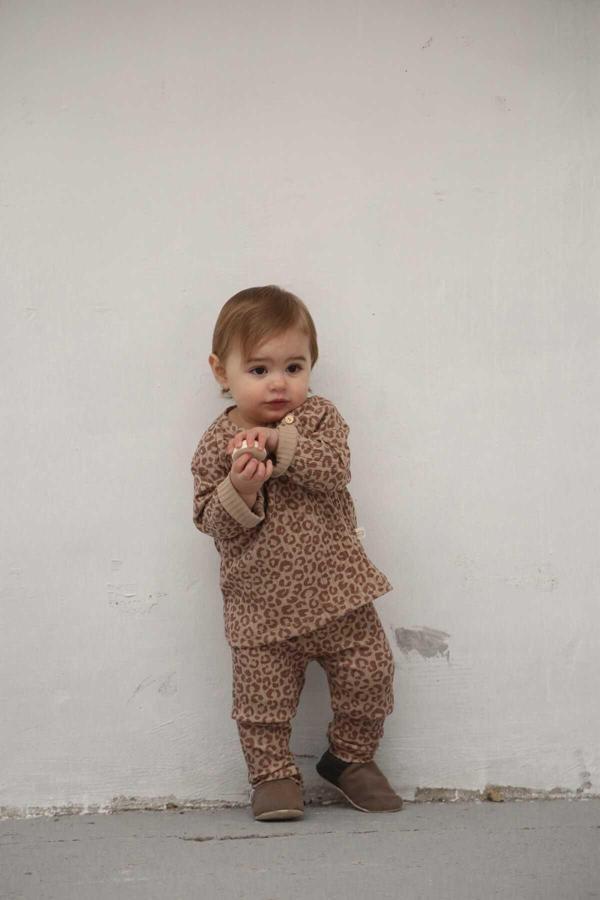 Ohlalakoala Leopar Desenli Alt Üst Takım 0-3 Ay - Image 1