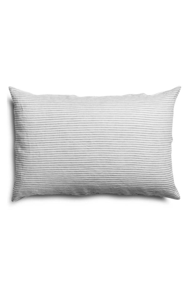 Sheri Home Tekstil Saten 100% Pamuk Çift Iğne 2'Li Yastık Kıııfı Çizgi Desen - Image 1