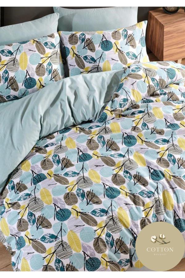 Sheri Home Tekstil Çift Kişilik Çift Taraflı Nevresim Takımı Sherizümrüt18877988 - Image 1