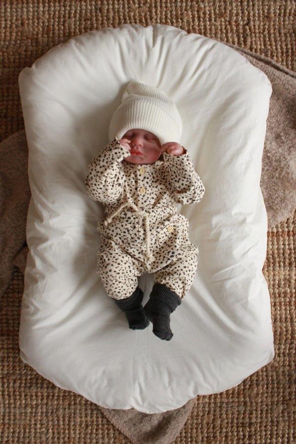 Ohlalakoala Puantiye Unisex Cepli Omuz Patlı Alt Üst Takım 2-3 Yaş - Image 1