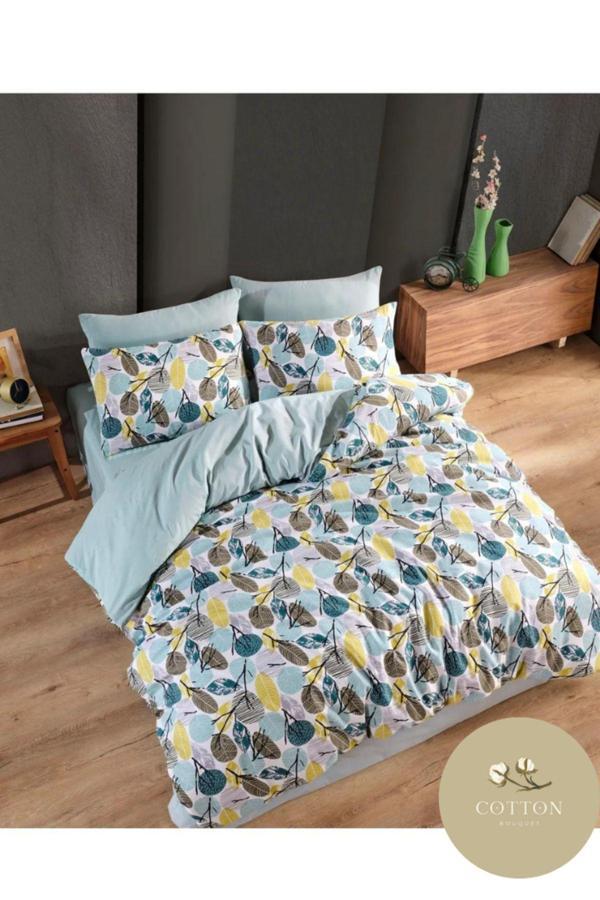 Sheri Home Tekstil Çift Kişilik Çift Taraflı Nevresim Takımı(Çarşafsız) Sherizümrüt18877988 - Image 1