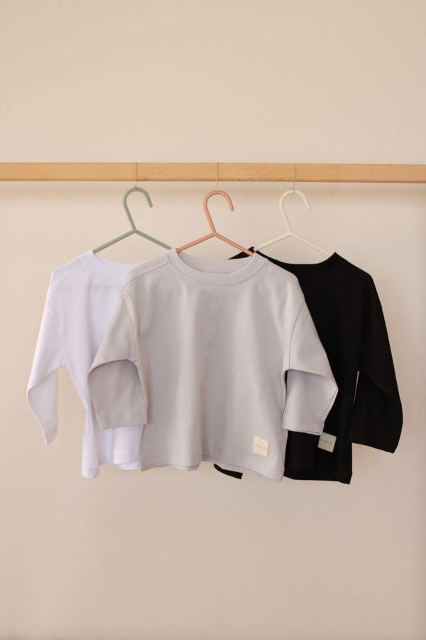 Ohlalakoala 3'Lü Basic Etiketli Uzun Kollu T-Shirt Set 4-5 Yaş - Image 1
