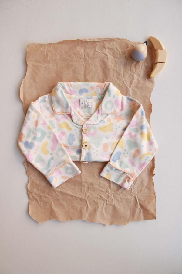 Ohlalakoala Funny Desenli Pijama Üst 6 Ay - Image 1