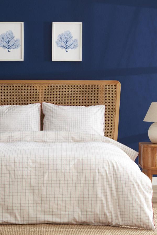  Nautica Home Daren %100 Pamuk Çift Kişilik Nevresim Takımı Red - Image 1
