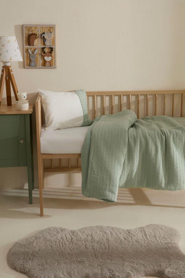 Karaca Home Bebek Harper %100 Pamuk Comfort Set Adaçayı - Image 1