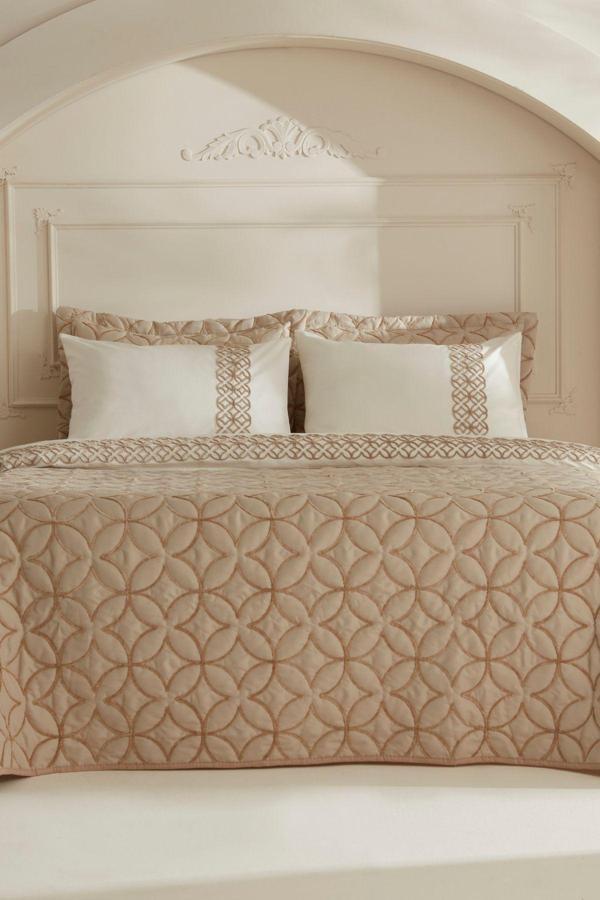 Karaca Home Spica Çift Kişilik %100 Pamuk Düet Set Bej - Image 1