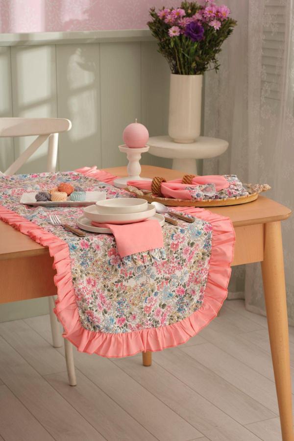 Karaca Home Alice Dertsiz Runner 45X150 cm Pembe - Image 1