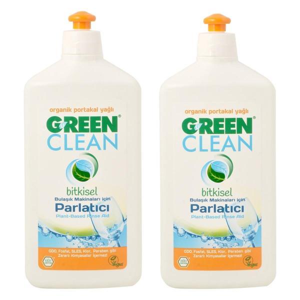 Green Clean Bitkisel Bulaşık Makinesi Parlatıcı 500 ml - 2 Adet - Image 1