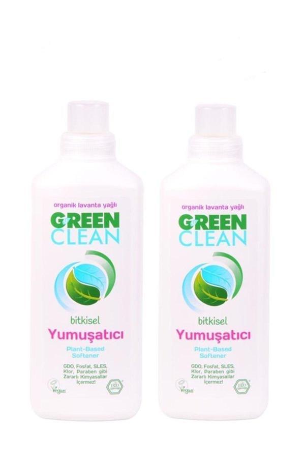 Green Clean Organik Lavanta Yağlı Bitkisel Yumuşatıcı 1000 ml 2 Li - Image 1