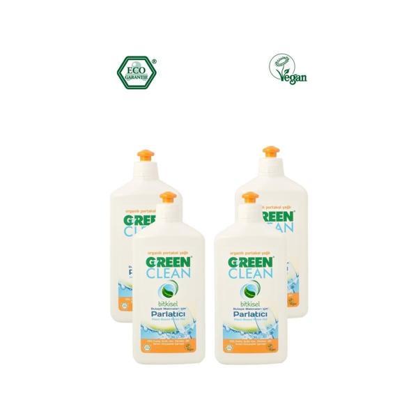 Green Clean Portakal Yağlı Bulaşık Makinesı Parlatıcı 500 ml 4 Lü - Image 1