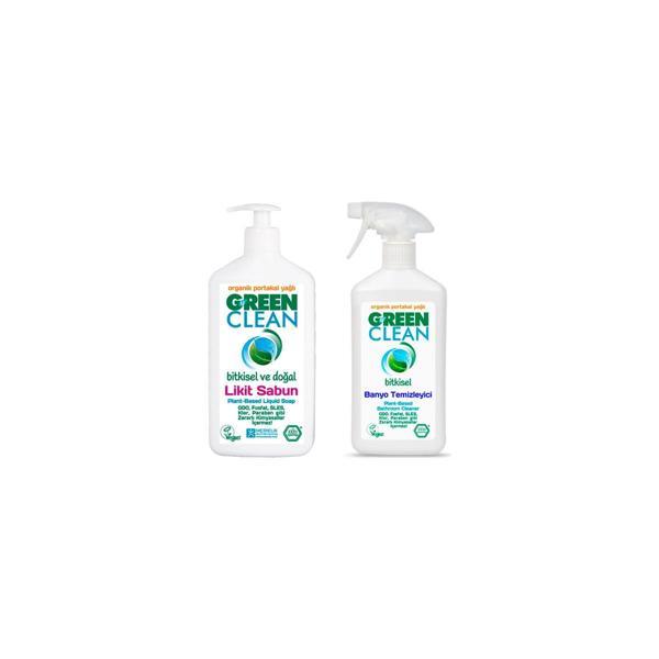 Green Clean U Green Banyo Temizleyici Ve Likit Sabun Set 500 Ml - Image 1