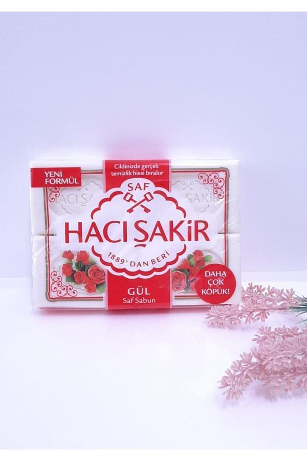 Hacı Şakir Gül Kokulu Saf Sabun 4*150 Gr - Image 1