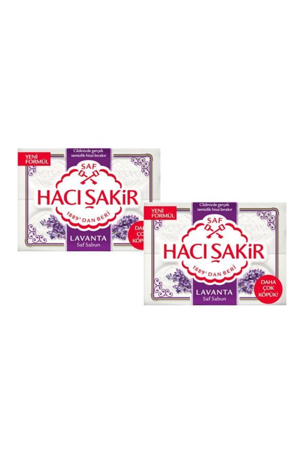 Hacı Şakir Katı Sabun Lavanta 4*150 gr 2 Adet - Image 1