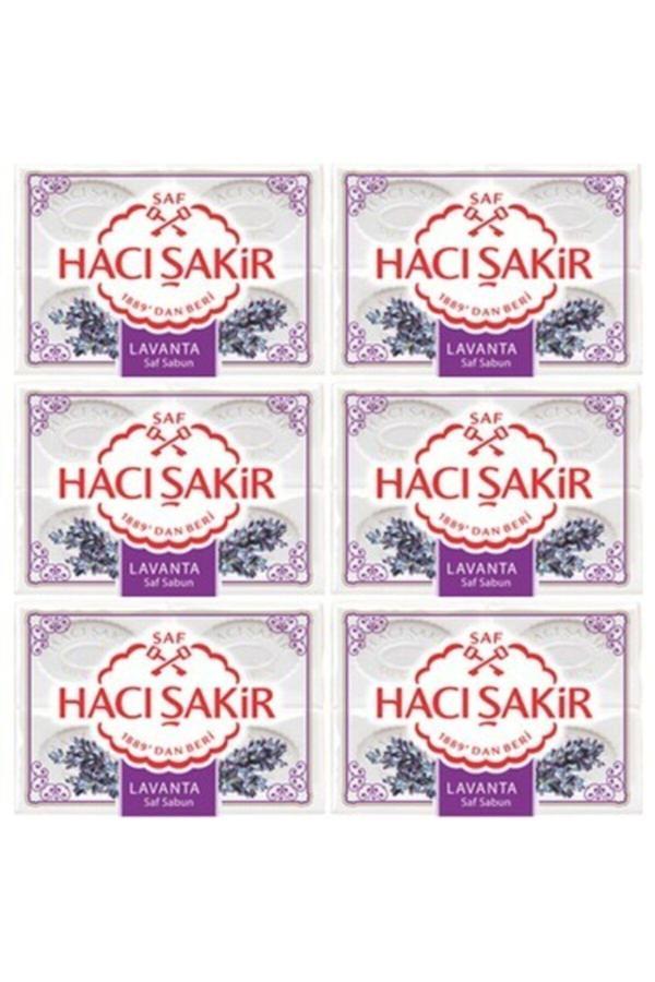 Hacı Şakir Lavanta Banyo Sabunu 600 gr 6 Adet - Image 1
