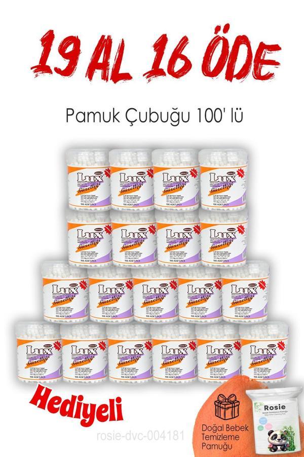 19 AL 16 ÖDE 100'lü Lux Pamuk Çubuğu ve ROSIE - Image 1