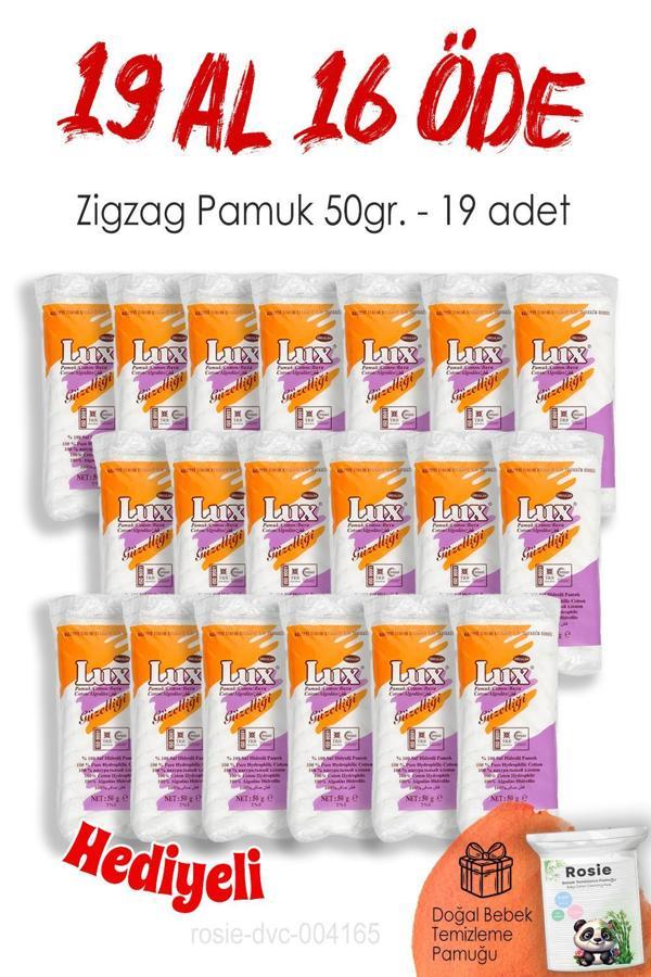 19 AL 16 ÖDE Lux Zigzag Pamuk 50gr. ve ROSIE - Image 1