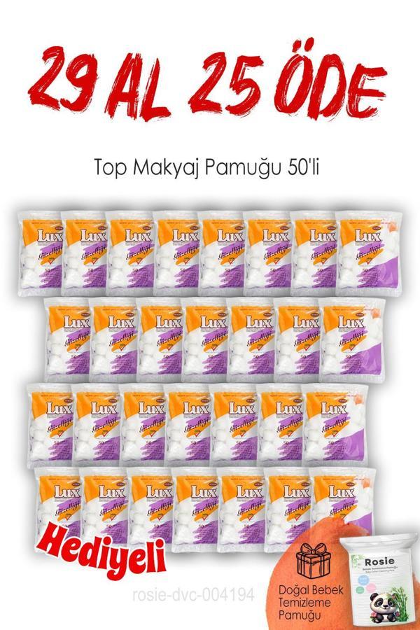 29 AL 25 ÖDE Lux Top Makyaj Pamuğu 50'li ve ROSIE - Image 1