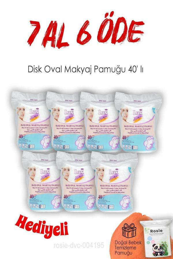 40'lı Lux Disk Oval Makyaj Pamuğu 7 AL 6 ÖDE ve ROSIE - Image 1