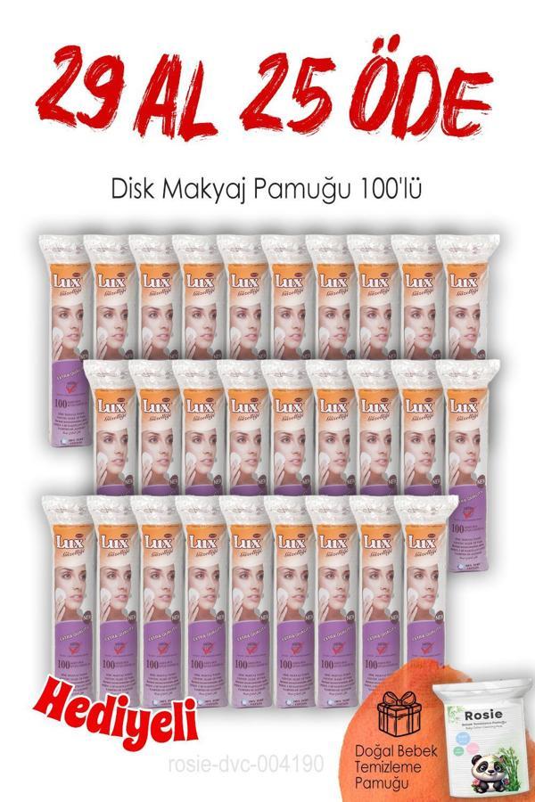 Lux 100'lü 29 AL 25 ÖDE Disk Makyaj Pamuğu ve ROSIE - Image 1