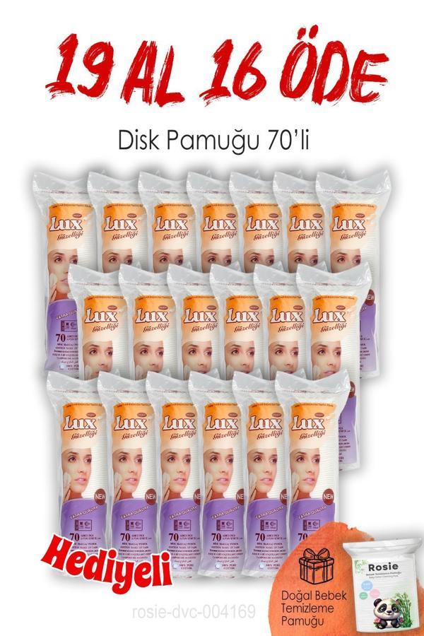 Lux 19 AL 16 ÖDE Disk Makyaj Pamuğu 70'li ve ROSIE - Image 1