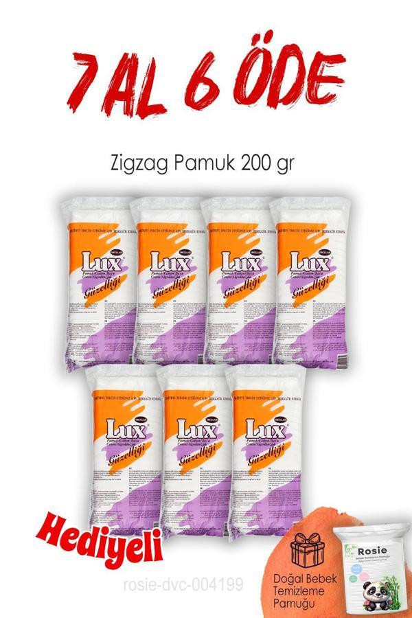 Lux Zigzag Pamuk 200 gr 7 AL 6 ÖDE ve ROSIE - Image 1