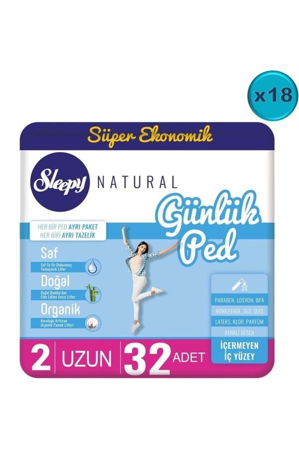 Sleepy Natural Günlük Ped Uzun 576 Adet Süper Ekonomik - Image 1