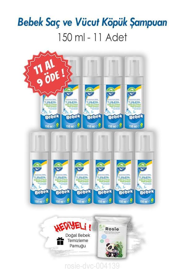 11 AL 9 ÖDE Turmepa Bebek Saç ve Vücut Köpük Şampuanı 150 ML ve ROSIE - Image 1