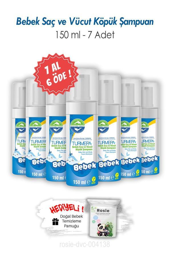 7 AL 6 ÖDE Turmepa Bebek Saç ve Vücut Köpük Şampuanı 150 ML ve ROSIE - Image 1