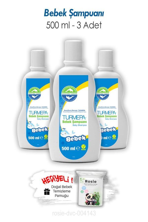 Turmepa Bebek Şampuanı 500 ML 3 Adet ve ROSIE - Image 1