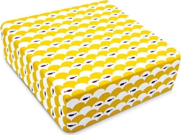 Babyjem Sandalye Yükseltici Minder Balık Desen - Sarı - Image 1