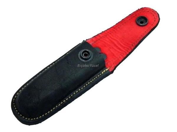 Hakiki Deri Çakı Kılıfı No:2 - 12 Cm, Kemerlikli - Image 1