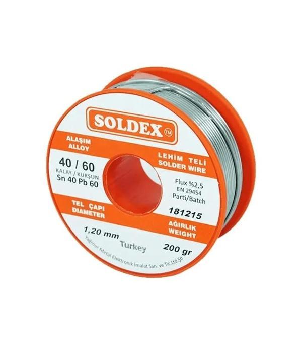 40-60 Lehim Teli 200 Gr 1.6 Mm- Sn:40 / Pb:60 - Image 1