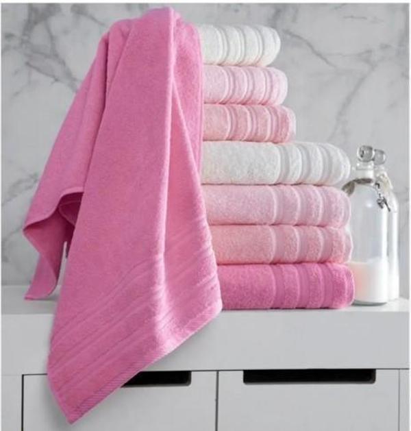 Hobby Rainbow 70X140 4´lü Havlu Seti Pembe - Image 1