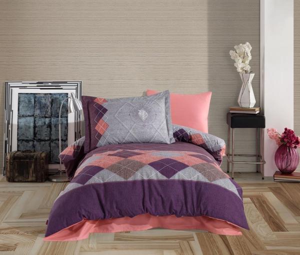 Hobby Tek Kişilik Poplin Nevresim Takımı Carilla Pembe - Image 1