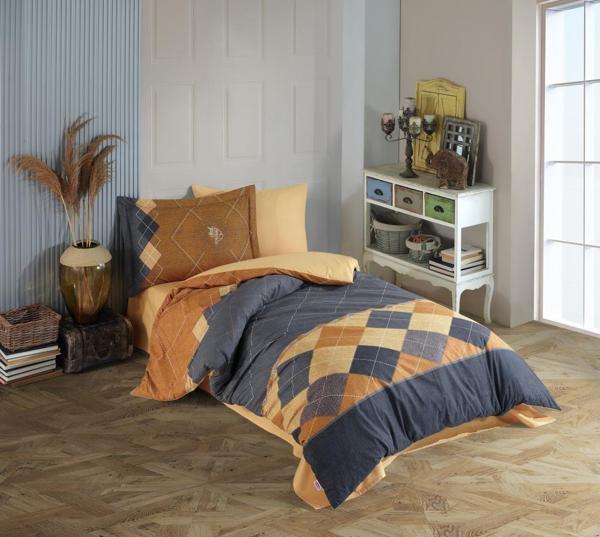 Hobby Tek Kişilik Poplin Nevresim Takımı Carilla Sarı - Image 1