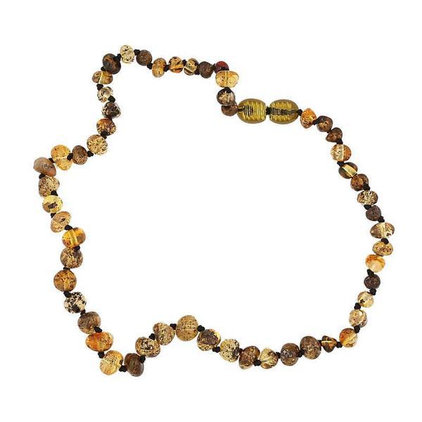 Bebek Damla Kehribar Diş Kolye  SL3998 - Image 1