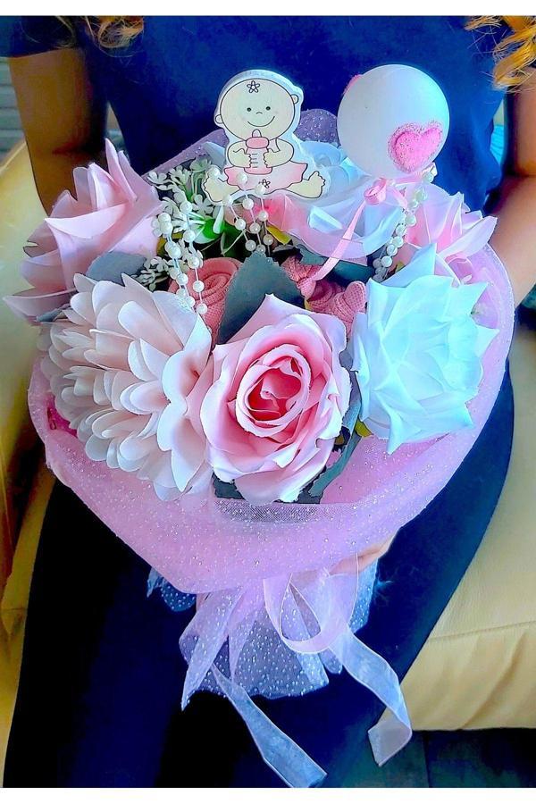 Momıdea Bebek Buketi, Bebek Hediyesi, Baby Shower Buketi - Image 1