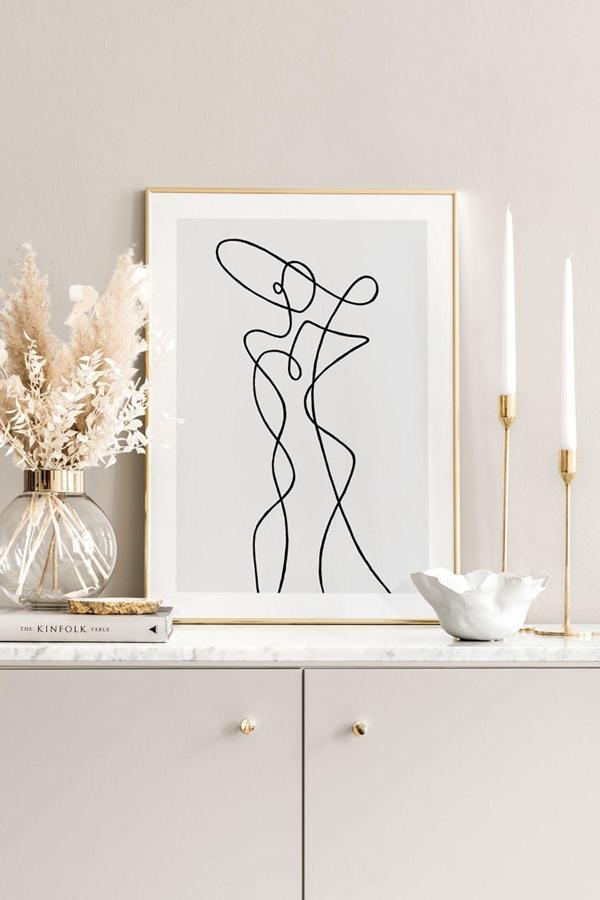 Artavessa Tek Parça Çerçeve Görünümlü Mdf Tablo - Image 1