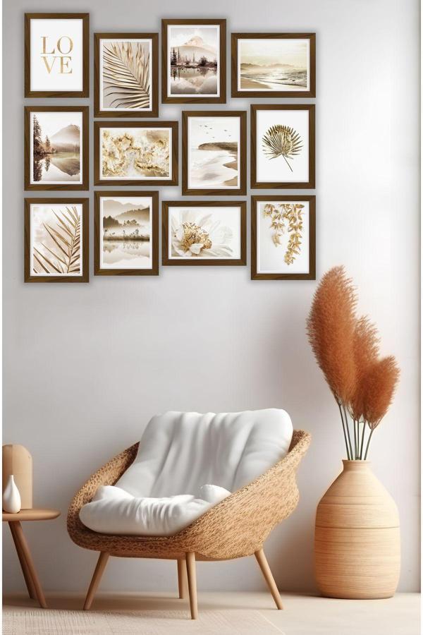 Artavessa 12 Parça Çerçeve Görünümlü Mdf Tablo Seti - Image 1