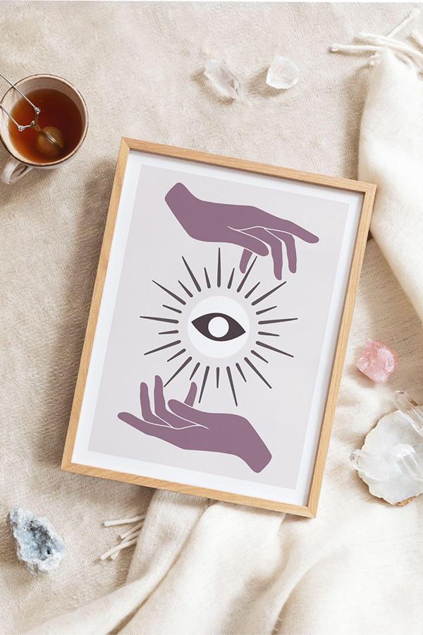 Artavessa Tek Parça Ahşap Çerçeveli Poster Tablo - Image 1