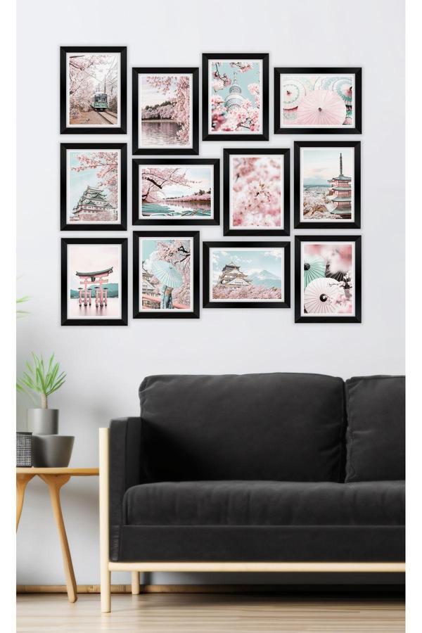 Artavessa 12 Parça Çerçeve Görünümlü Mdf Tablo Seti - Image 1