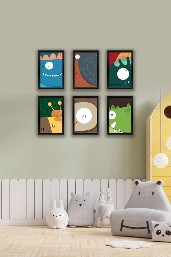 Artavessa 6 Parça Çerçeve Görünümlü Mdf Tablo Seti - Image 1