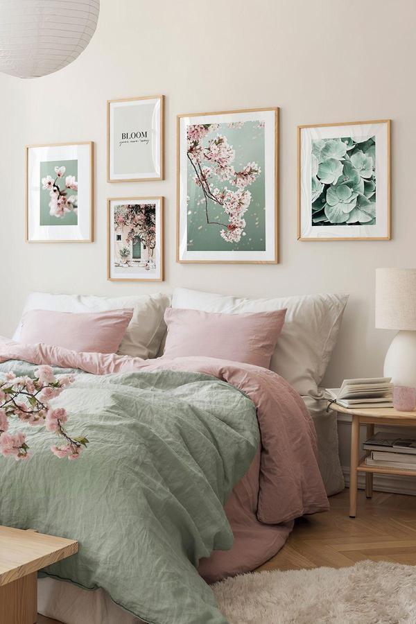 Artavessa 5 Parça Ahşap Çerçeve Görünümlü Mdf Tablo Seti - Image 1