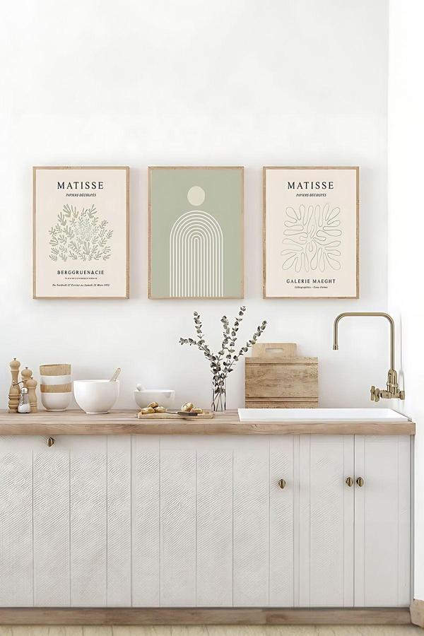 Artavessa 3 Parça Çerçeve Görünümlü Mdf Tablo Seti - Image 1