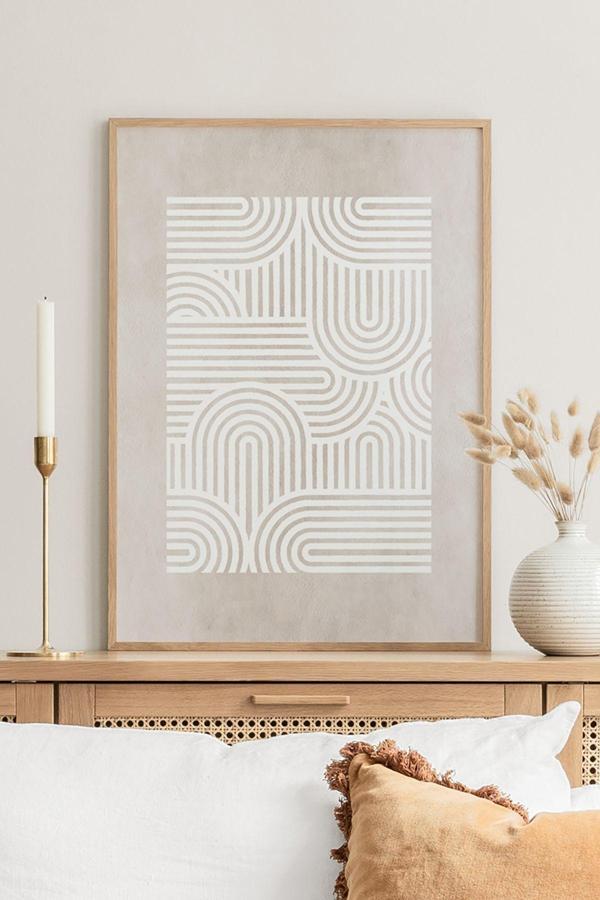 Artavessa Tek Parça Ahşap Çerçeveli Poster Tablo - Image 1
